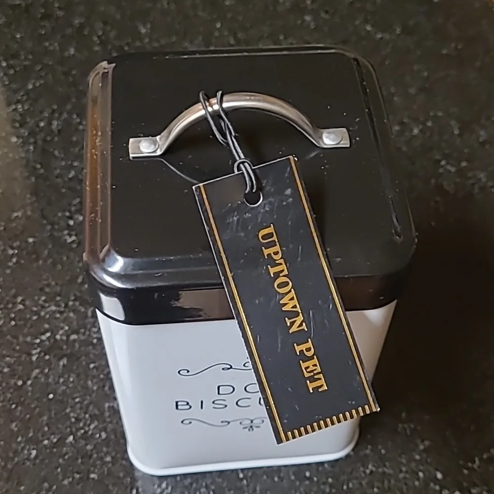 Dog Biscuits Metal Canister